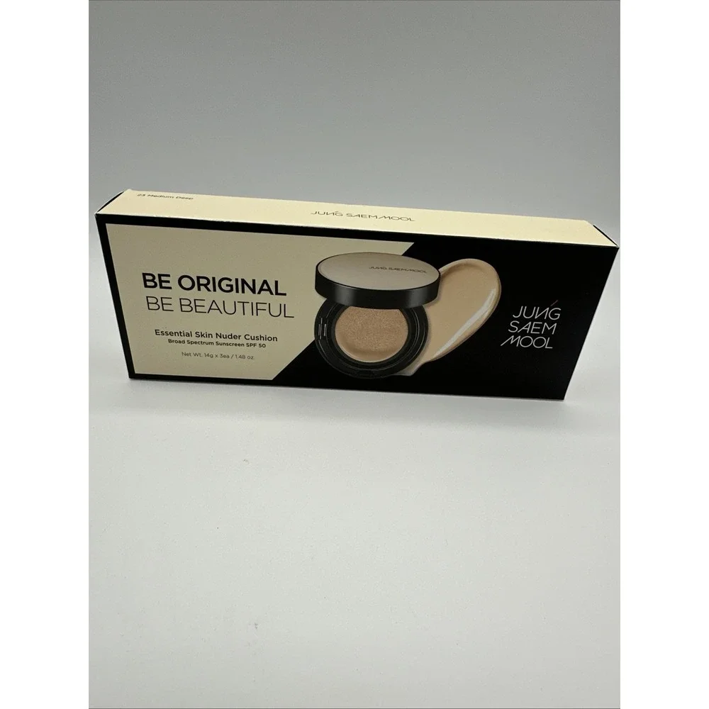 Jung Saem Mool Essential Skin Nuder +2Refills SPF50  #23 Medium Deep